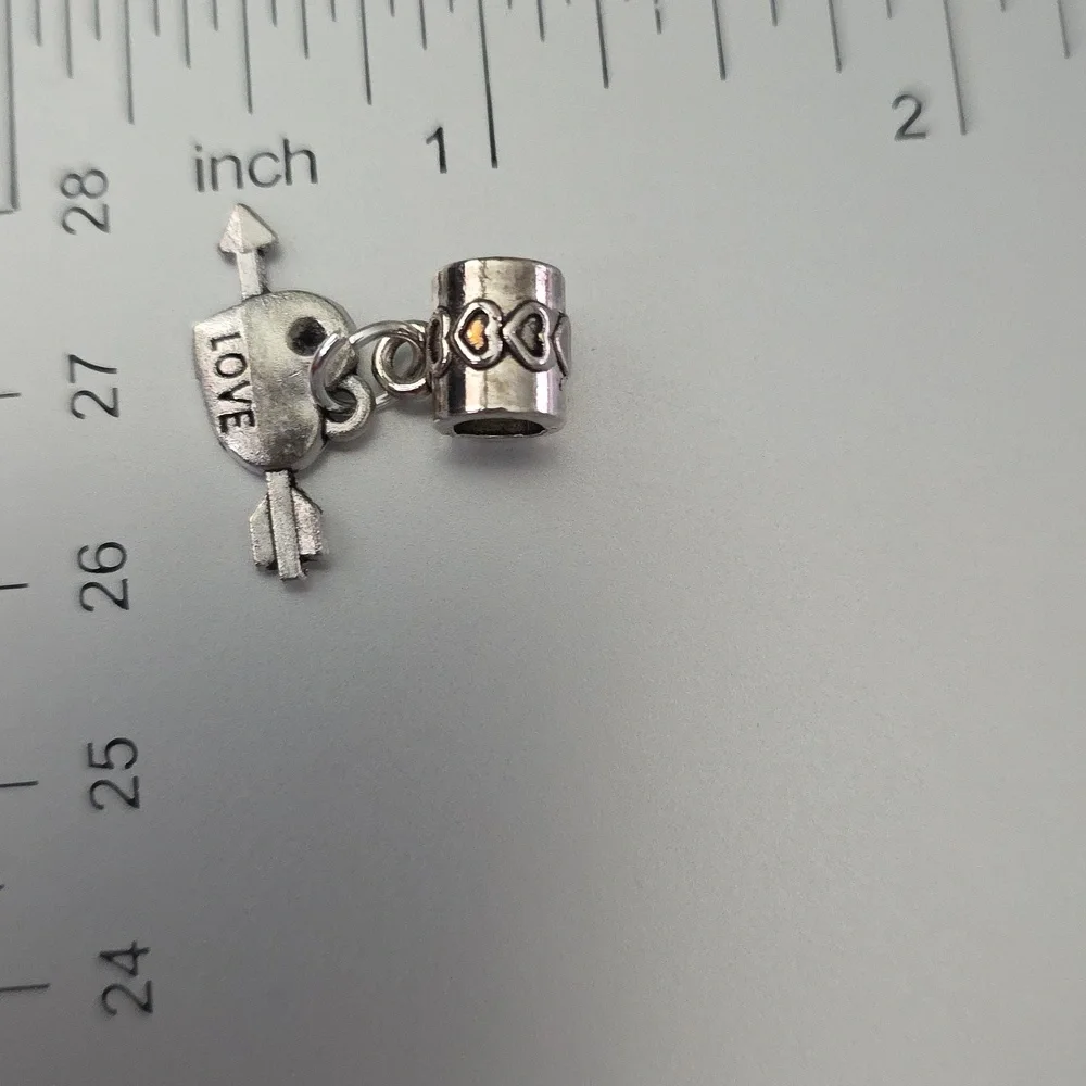 HEART  Charm Compatable With Pandora
